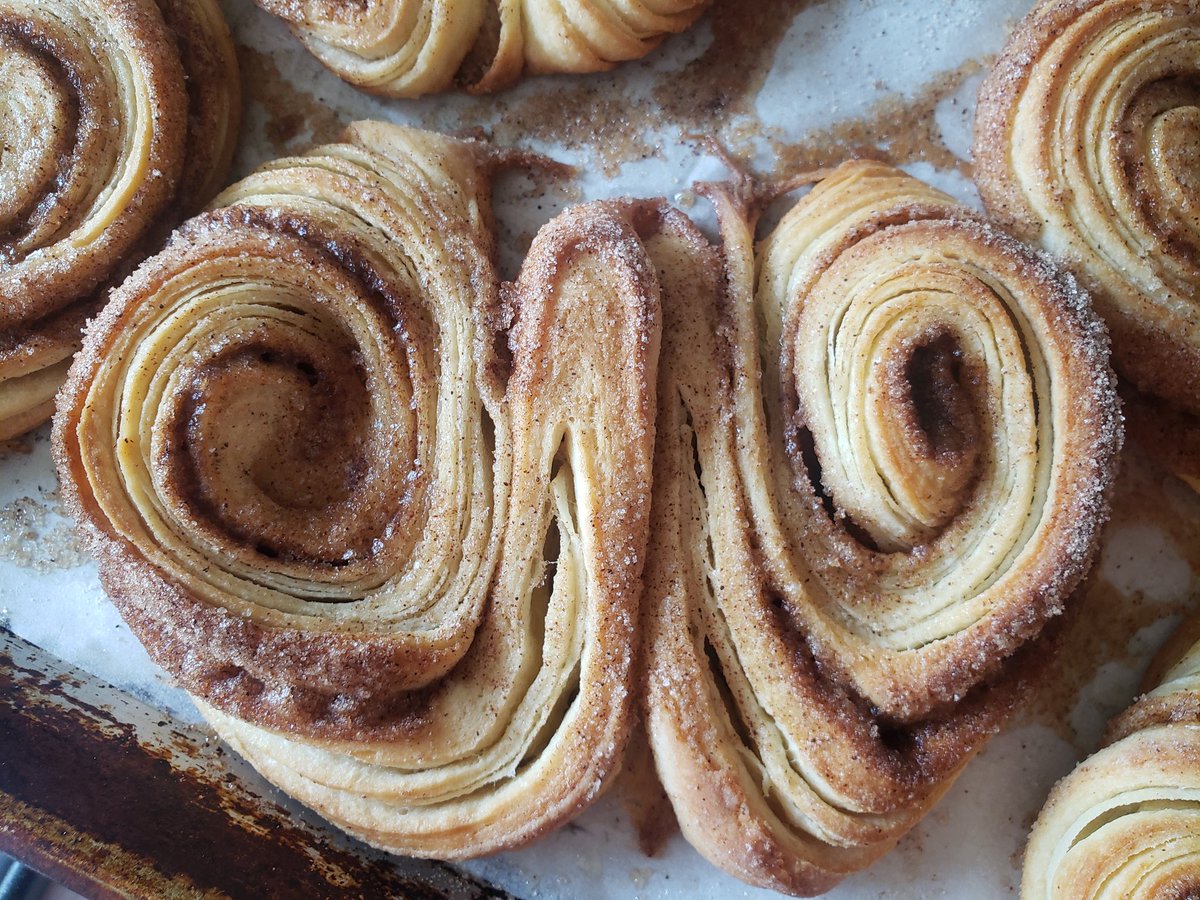 nordlichtinLA's tweet photo. When you "unofficially" do #nanowrimo2021 but decide to include a recipe in your story, so you get derailed and spend most of the day baking - and eating ...
Did you stay on task, #writingcommunity ?
#amwriting
#ortrying
#franzbrötchen
#cinnamonrolls https://t.co/etXUUCQXjI