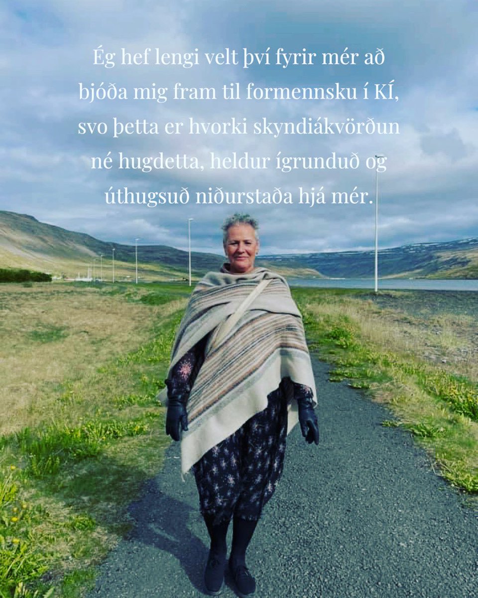 HannaBVilhj's tweet photo. Er þetta rétta konan í forystu KÍ? #hbvíframboði https://t.co/oDp3ALm1hb