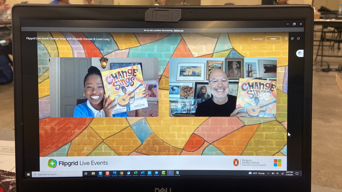 Flipgrid Live Event with Amanda Gorman and Loren Long! #flipgridlive