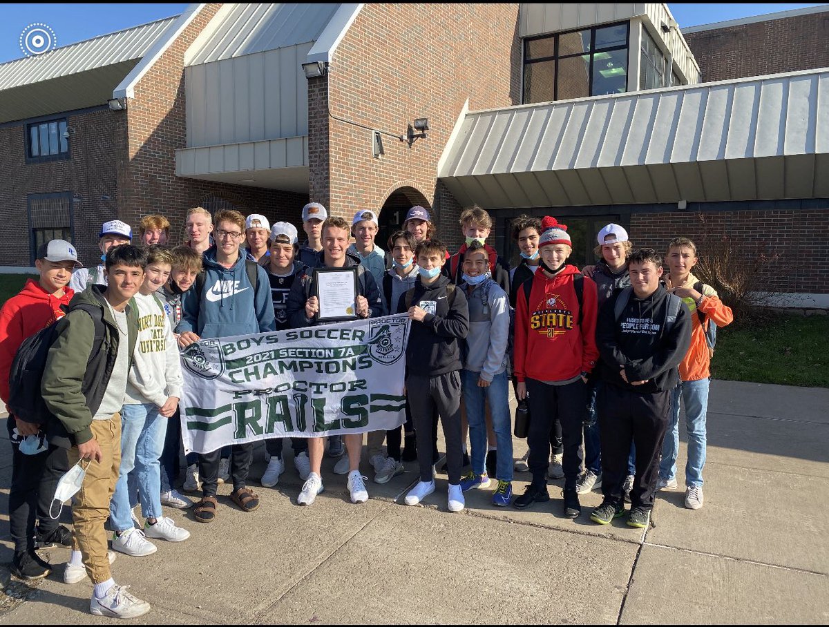 704Athletics's tweet photo. Congrats to Girls and Boys Soccer on your seasons and having today declared Soccer Day in the city of Proctor! @SoccerProctor https://t.co/0VV4cvl154