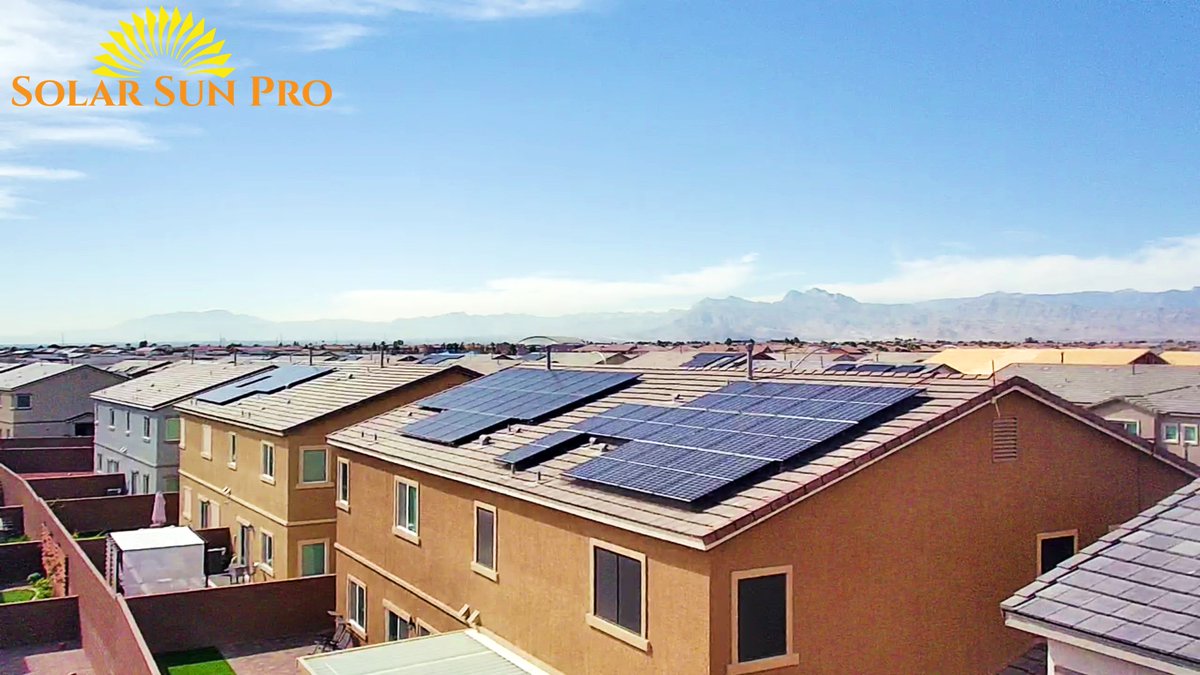 solarsun_pro's tweet photo. A New Horizon for Solar Energy. One Home at a Time.

#solarsunpro #solar #solarpanels #solarpower #solarenergy #energiasolar #lasvegas #northlasvegas #nevada #horizon #sunshine #renewableenergy #gosolar https://t.co/6wAtoBQ9K6