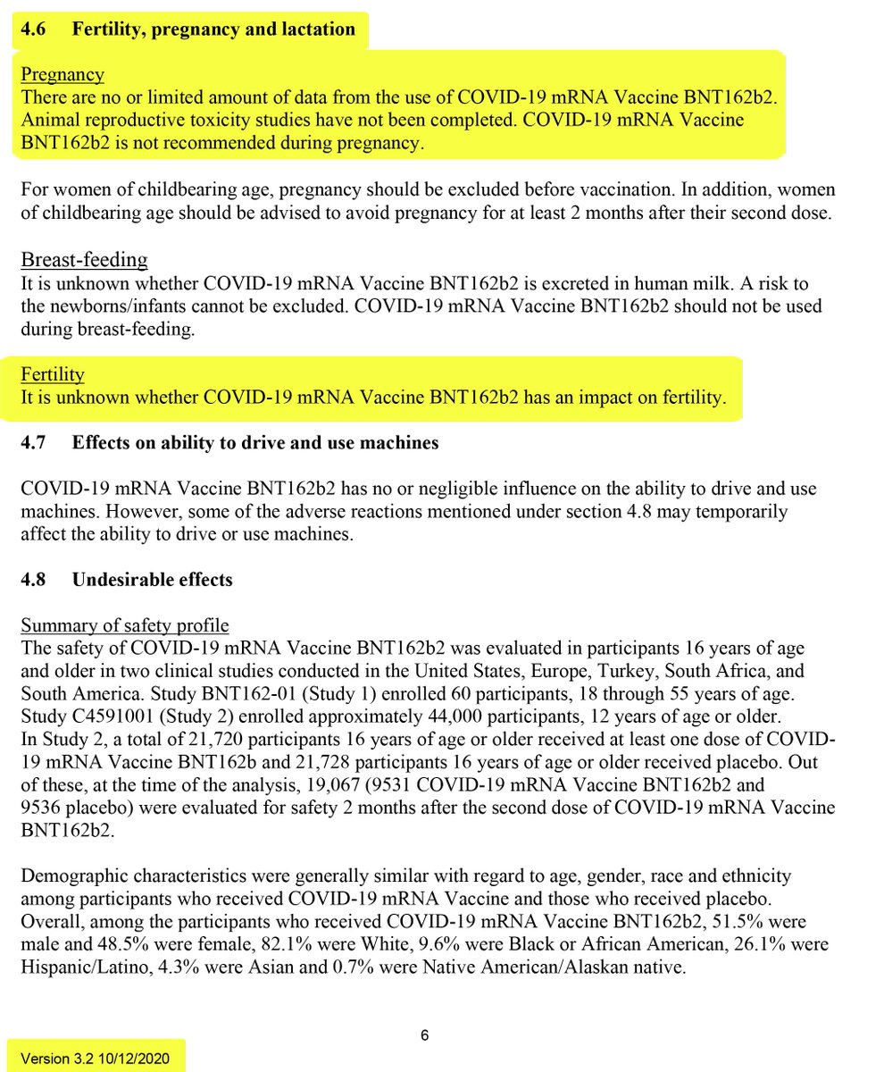 ChrisK8o's tweet photo. So not much changes in the world after almost a year of the experimental vaccine rollout. Your doctor told you the vaccine was safe for pregnancy? Well, here's what the FDA fact sheet for health care workers says. The one from Dec.2020 and from Oct.2021. @YoureAllDunces https://t.co/TQRan1uJbg