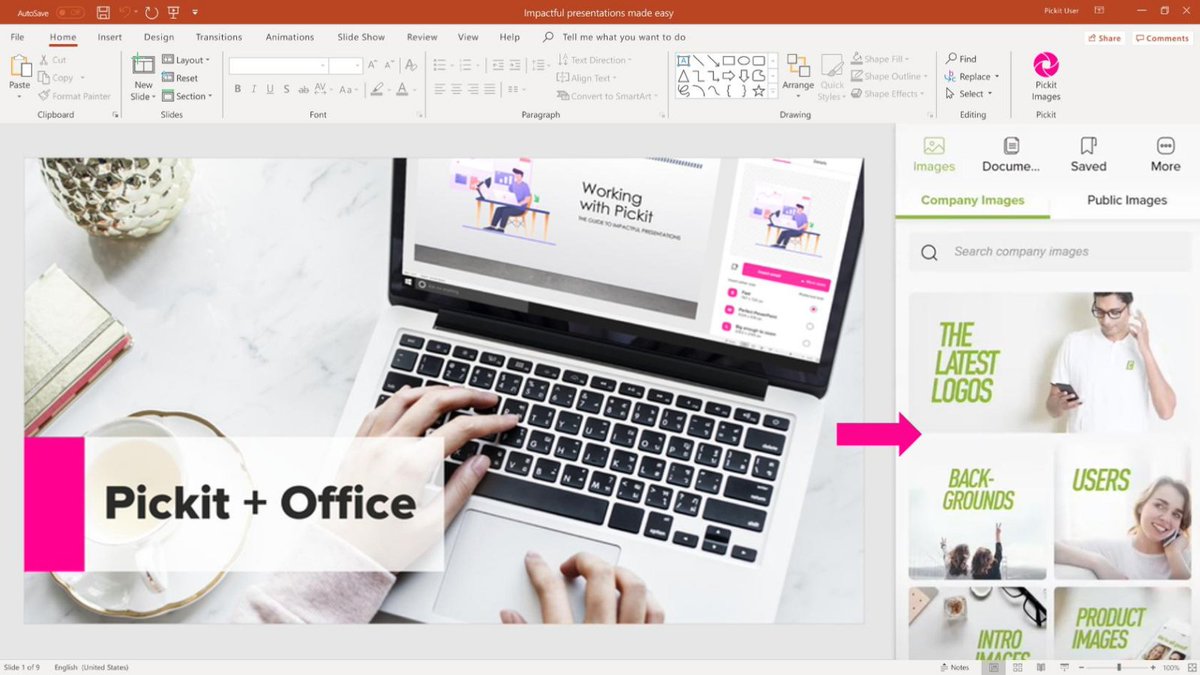 DamHelsinki's tweet photo. Good news: you don't have to be a professional designer to know how to make an impressive presentation quickly and effectively! 

Read from our Silver Sponsor @pickit's blog how you can simplify your workflow when working in Microsoft #PowerPoint: https://t.co/3j2X6A40v1 https://t.co/Vlidd3zmh8