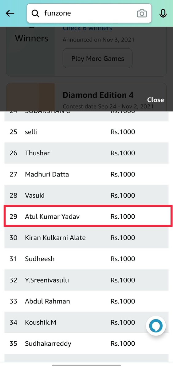 TheGabbarAtul's tweet photo. I Played an interesting Quiz in Samsung Look Your Frame Tv Quiz .. Thanks to Amazon Once Again I won a amount of Rs1000 as Amazon pay on 2nd November 2021 as a winner of contest #AmazonPrime #IWonOnAmazon #AmazonQuiz #Funzone #AmazonWinner #Gabbar_Atul @TheGabbarAtul @amazonIN https://t.co/tvYNM6kpet
