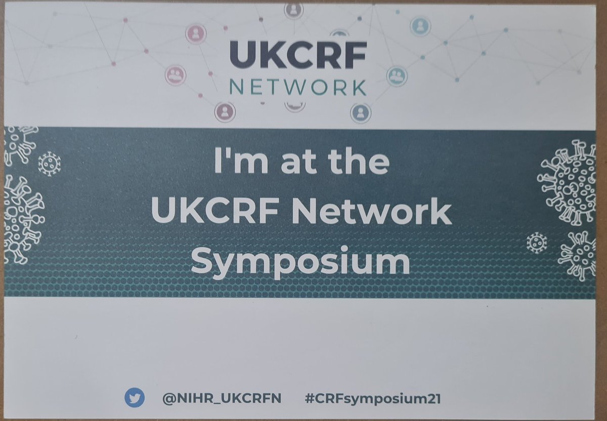 mathew4_anuj's tweet photo. I'm invited tomorrow to join UKCRF Symposium online. Its about achievements, experience and learning
@NIHR_UKCRFN, @CRFsymposium21
Thank you to @J300DSx, @nicholaverstra1 @LancashireCRF https://t.co/Qw6vSfHeSs
