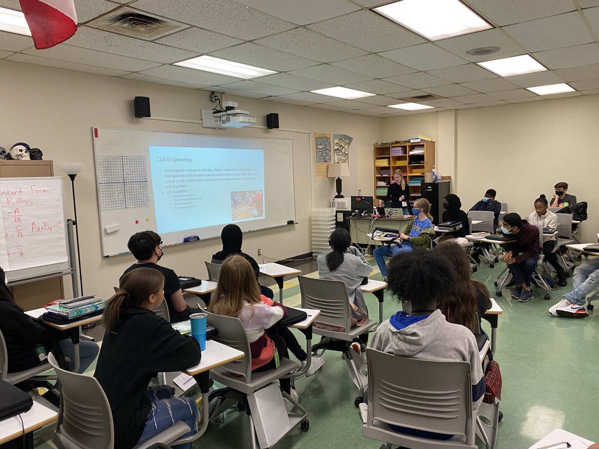 HelperStewart's tweet image. Student, Jillian Deaver, from ⁦@lyleengineering⁩ and of ⁦@hpisdschools⁩ presenting the need for collaboration in aspects of engineering design ⁦@WestwoodJH_RISD⁩ #WWJHEdTalks