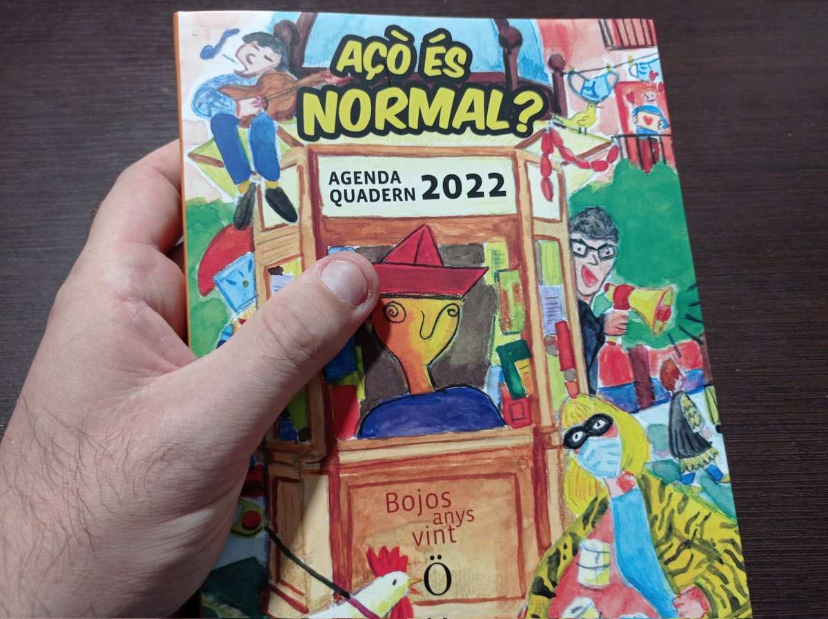 jordipuig's tweet photo. Per fer-vos goleta del que us espera a qui adquiriu l'agenda-quadern del Col·lectiu @Obertament. Açò no és normal, és extraordinari! Ö 
Desembre m'ha guanyat el ❤️ @AVLoficial https://t.co/TZonbZHFZp