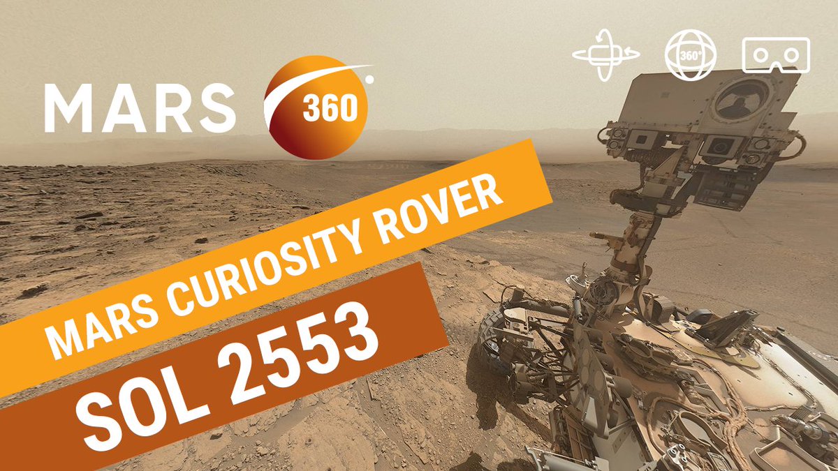 360pano's tweet photo. NASA's Mars Curiosity Rover Sol 2553 (October 11, 2019)
π¬ 360VR video 8K: https://t.co/w0MHx4it8U
π 360VR photo 30K: https://t.co/Y0BbJVN7BA
Source images credit: NASA / JPL-Caltech / MSSS / https://t.co/zkt9b4bFI6
#Mars360 #Video360 #360VR #Mars #Sol2553 https://t.co/HOo9tyVTUY