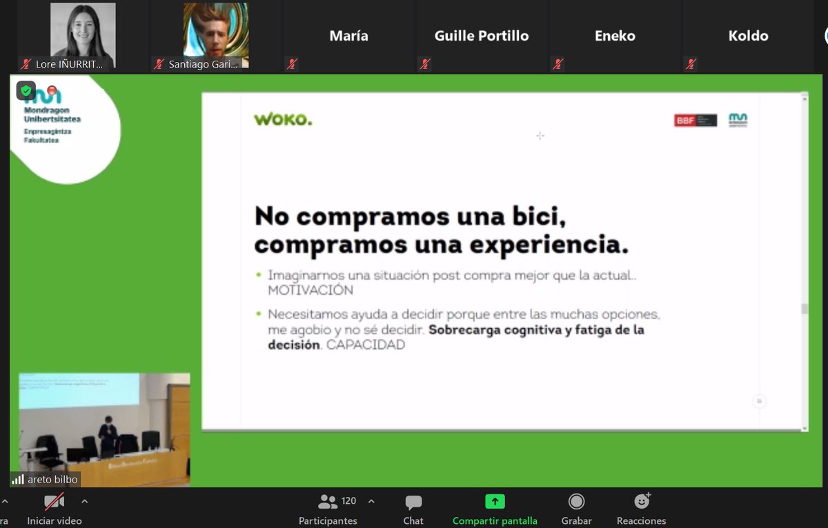 MUMKTDigital's tweet photo. Pistoletazo de salida a un nuevo evento de la comunidad #BBFDigitala de la mano de Dani Solana de @bbva y @otowhitehead de @woko_agency 
👉🏼 Ciencia y psicología del diseño para predecir las decisiones del público objetivo @Enpresagintza https://t.co/OceJmMPZS3
