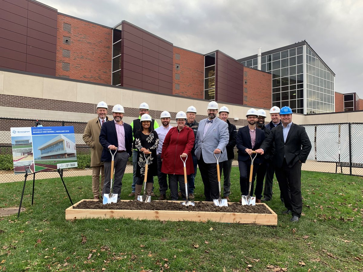 ids_michigan's tweet photo. BPS Groundbreaking Tuesday 11/2. We are so excited to continue our work with Birmingham Public Schools. 

To read more on the Birmingham Public Schools 2020 Bond Program, follow this link https://t.co/rUbDogdGXg https://t.co/NAY7GWxCUC