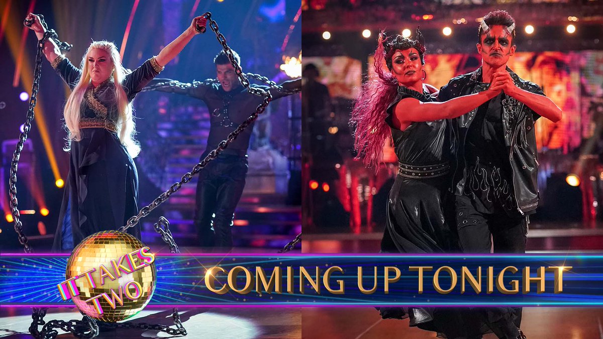 You know what they say... When things don't go to plan on #Strictly, tell <a href="/JManrara/">Janette Manrara</a> all about it on #ItTakesTwo.

That's what Sara &amp; Aljaž and Tom &amp; Amy will be doing tonight as they chat about Halloween Week and preparing for Week Seven 👀

✨ 6:30pm on <a href="/BBCTwo/">BBC Two</a> ✨