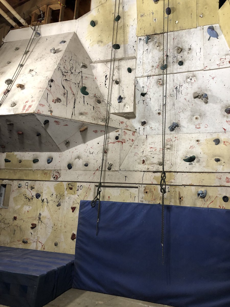 CoachCrem's tweet photo. Day 1 down at the wall… covered Figure 8 knot and harnesses… but more importantly worked on trust, team work and breaking out of ones comfort zone. Thank you @hpe_na and @NA_Schools #bestjobever #strongmindandbody https://t.co/Ql3Ymoh4Qt