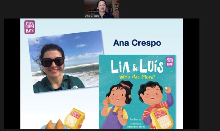 davinatijani's tweet image. Really enjoyed the #StorytellingMath webinar with @AnaCrespoBooks, @pacylin, Marlene Kliman and @AlyssaMitoPusey covering the importance of seeing BIPOC characters as main characters, showing them as mathematical thinkers and the wonder of ordinary moments to kids.