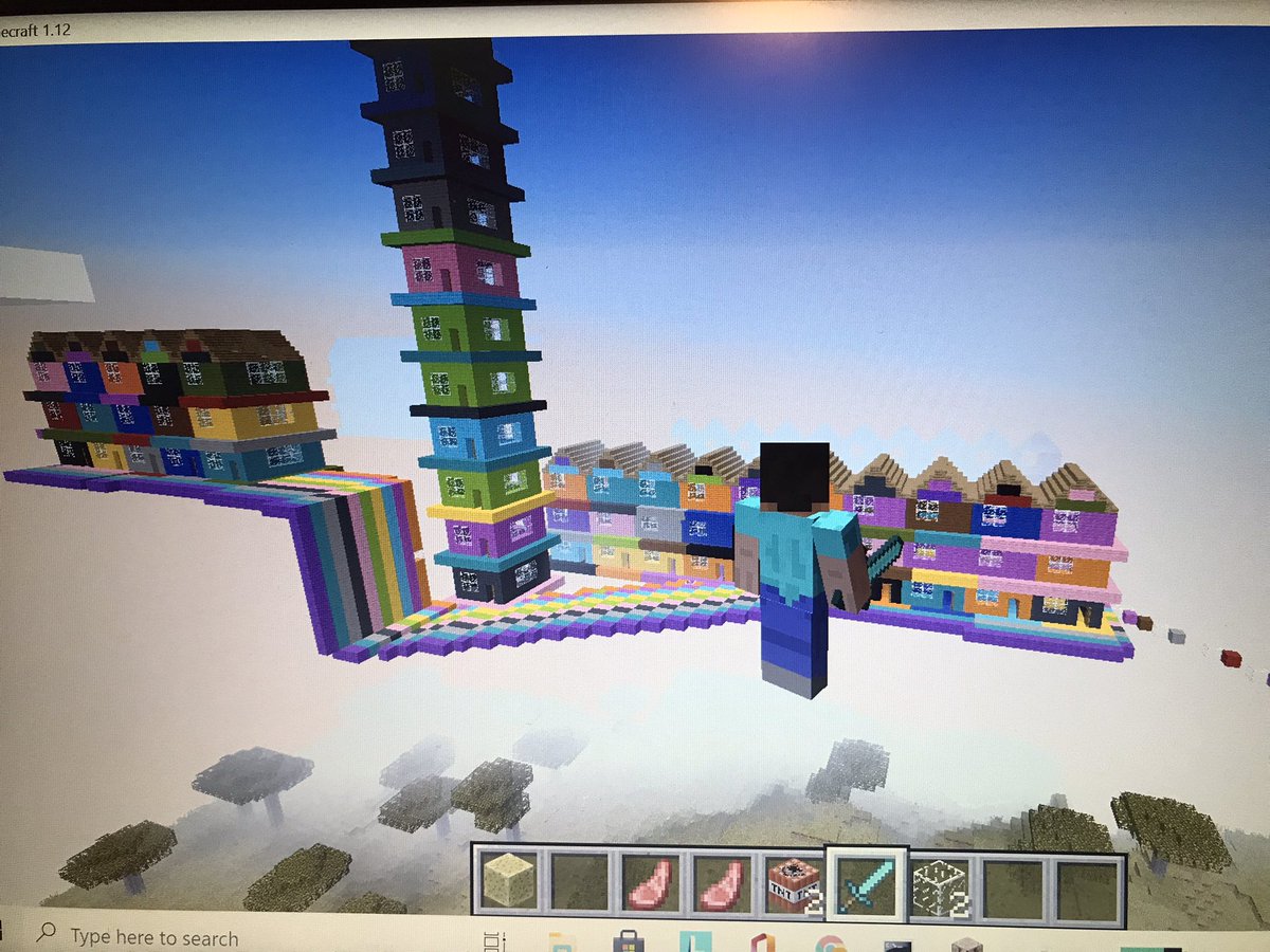 Warksraspijam's tweet photo. In 5 weeks of online coding sessions you do many wonderful things in Minecraft Pi / Java edition https://t.co/TOe5QIvln3 https://t.co/cPba5ZVc1v