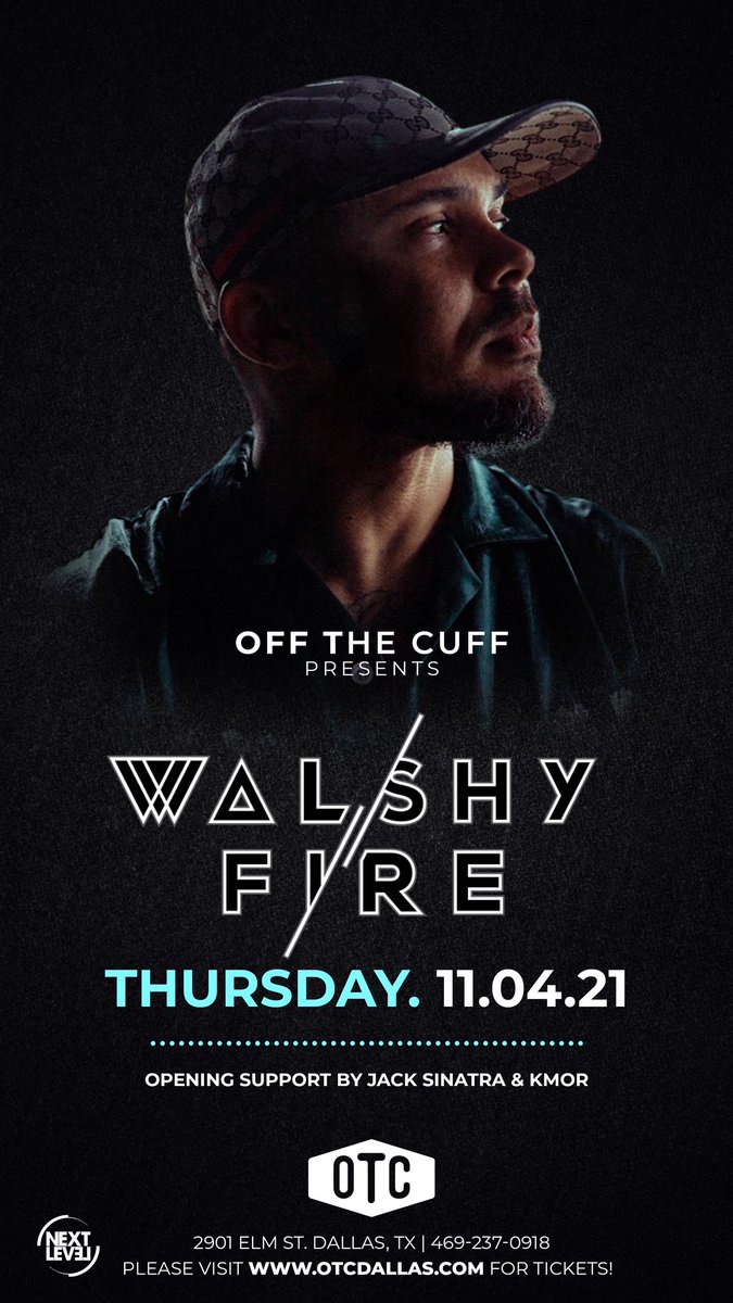 DJ_Kmor's tweet photo. Yo if you’re in Dallas and love @MAJORLAZER , i need you to pull up to Off The Cuff at 10pm! I’ll be opening up for @walshyfire  tonight ! Come support ya boy but more than anything come dance and forget bout the weather ! https://t.co/ZJ4g2al5Zk