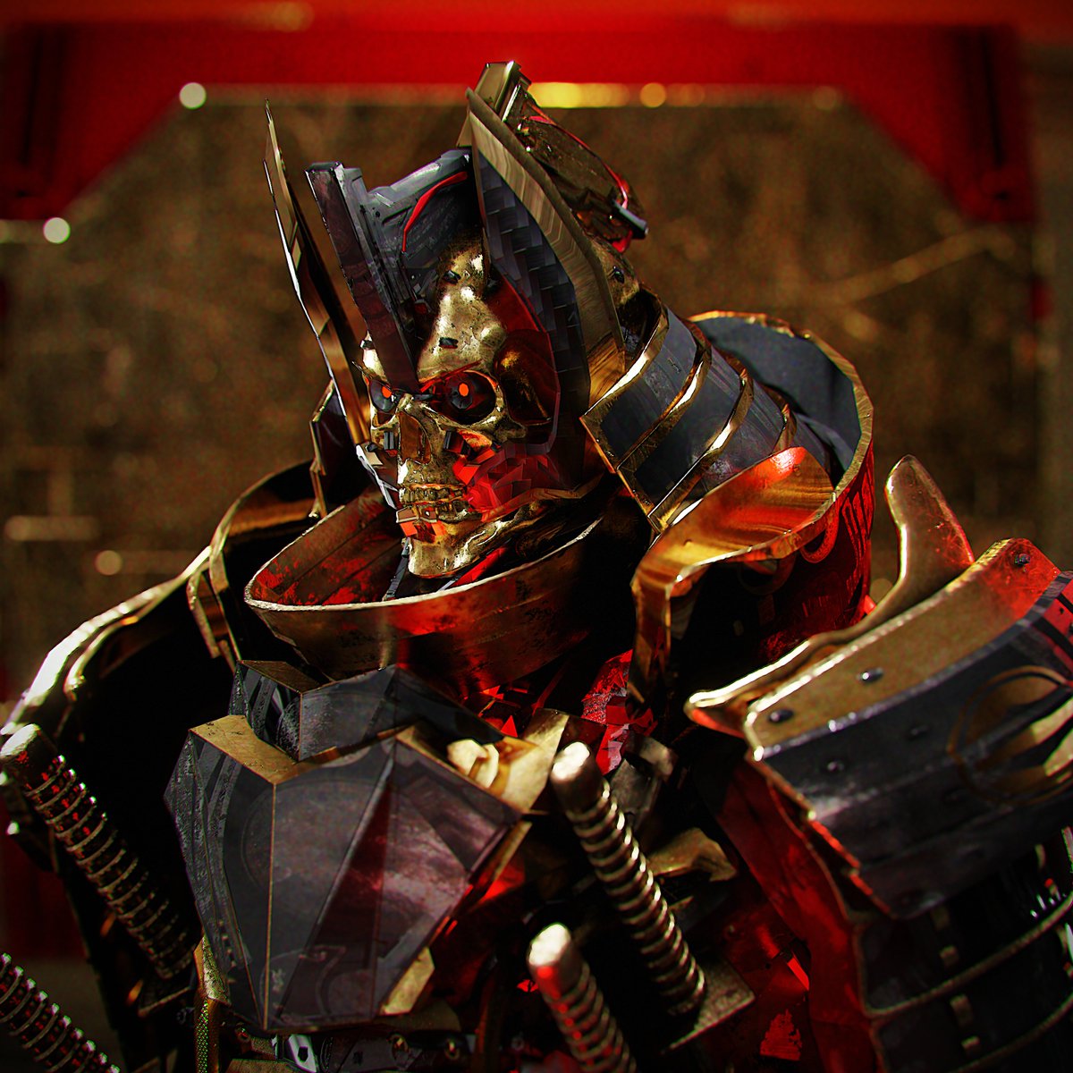 MetalHeadsNFT's tweet photo. Introducing Shogun from the Ashikaga Clan, ranked Epic. To be an Ashikaga is to be ruthless and unquestioningly obedient. Anything else is paid for liberally in suffering.

#NFT #NFTs #NFTCommunity #MetalHeadsNFT https://t.co/JJRYAzPTpO