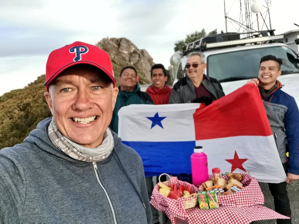 LatAmTravelist's tweet photo. In #Panama today they raise the flag with pride for the #FiestasPatrias, to mark 118 years as a nation. 
When I was last there I hiked up #VolcanBaru, an active stratovolcano &amp; the country's tallest mountain at 3,475 metres.
More than a canal, Panama is adventure. 

#VivaPanama! https://t.co/F4cfWGVqD5