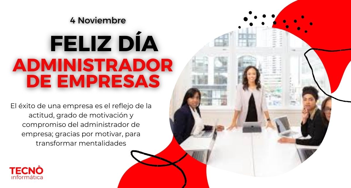 tecnoinfocol's tweet photo. Tecnoinformatica le desea un feliz día del administrador de empresa #administradores #empresa #Lider #administradordeempresa #4noviembre #tecnoinformatica https://t.co/7lJZhsJVRV