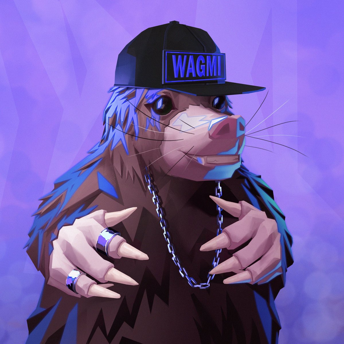 We are happy to announce a SICK 1/1 giveaway with 
<a href="/WAGMI_TOKEN/">WAGMI | $WAGMI</a>!!!

Do the following to enter:
1. Follow 
@wagmi_token and 
<a href="/millionairemole/">Millionaire Moles | Roulette LIVE at CASINC.IO</a>

2. Like/Retweet 
3. Tag 2 friends
Join discords: 
discord.gg/x45BGzSeND
discord.gg/QDZkc3CCfC 

Good luck!
#NFTGiveaway #FreeNFT