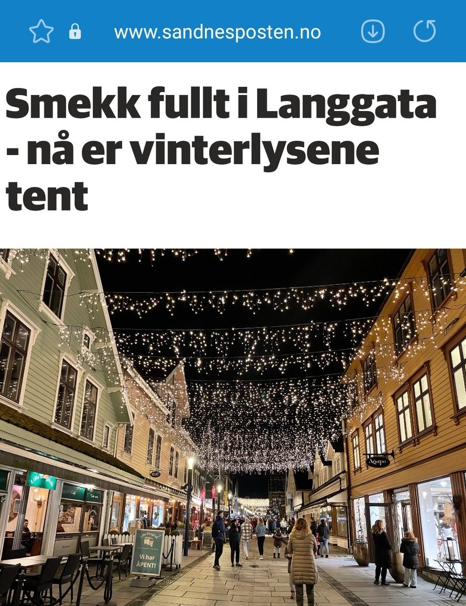 runrjo76's tweet photo. Smekkfullt var vel å ta litt hardt i #sandnesposten #vinterlys #sandnes #snartjul https://t.co/MOhZhJrg1q
