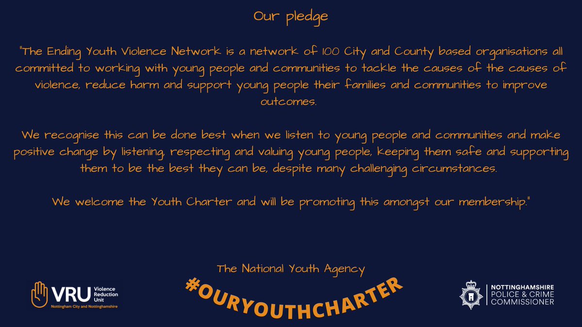Jacqueline Lockhart Chair of the Ending Youth Violence Network makes a pledge to #OurYouthCharter and tells us how they will COMMUNICATE with young people:  #OurYouthCharter #YWW21 #YouthWorkWeek