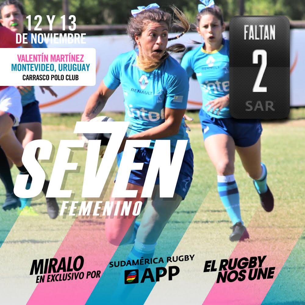 #SAR7s | ¡Faltan 2 días! 🔥

En 2 días comienza el Valentín Martínez 👏🏼 con 10 seleccionados top de la región🔝 y lo podés ver en vivo por la #App de SAR 📲

#ElRugbyNosUne