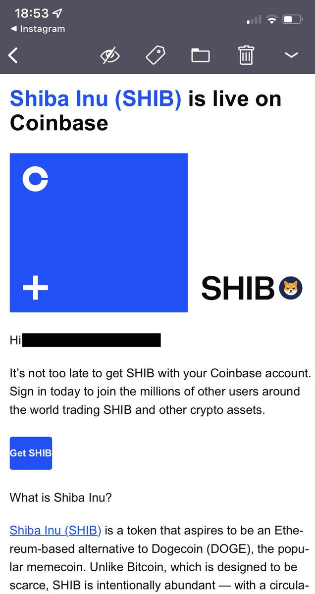 adenbead's tweet photo. Hey @coinbase, why you’re trying to scam people with these worthless shitcoins? I get it, people are stupid, however you should be ashamed. „It’s not to late” WTF @brian_armstrong #SHITCOIN #SHIB https://t.co/LXvzWXlzZc