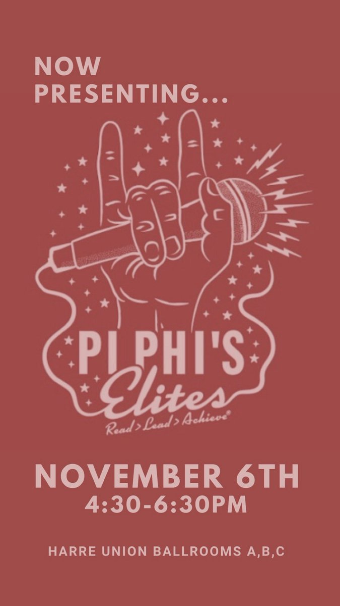 Join us THIS SATURDAY for our annual philanthropy event Pi Phi’s Elites!! 🤟🏻