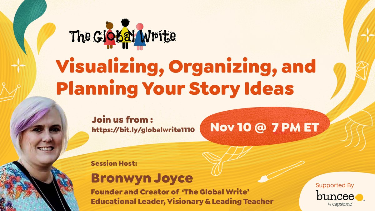 National Novel Writing Month is here! 😎 <a href="/JoyceBronwyn/">Bronwyn Joyce 🇦🇺</a> is taking this global! 🌎🌏

Join her live on November 10th at 7PM ET! Visualize, organize, and plan your story! 

✅ Register here: bit.ly/3mbvy7h