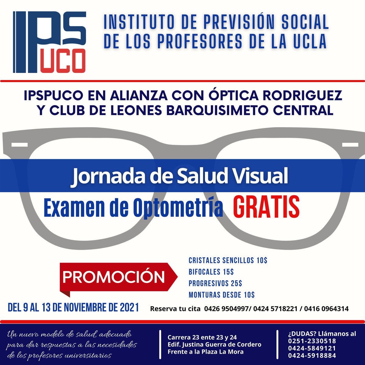 apuclagremio's tweet photo. Aprovecha esta oportunidad. Del martes 9 al sabado 13 de 8 am a 1 pm Reserva tu cita  0426 9504997 / 0424 5718221 / 0416 0964314   #optica #lentes #ipspuco https://t.co/GkwmyNzyHd