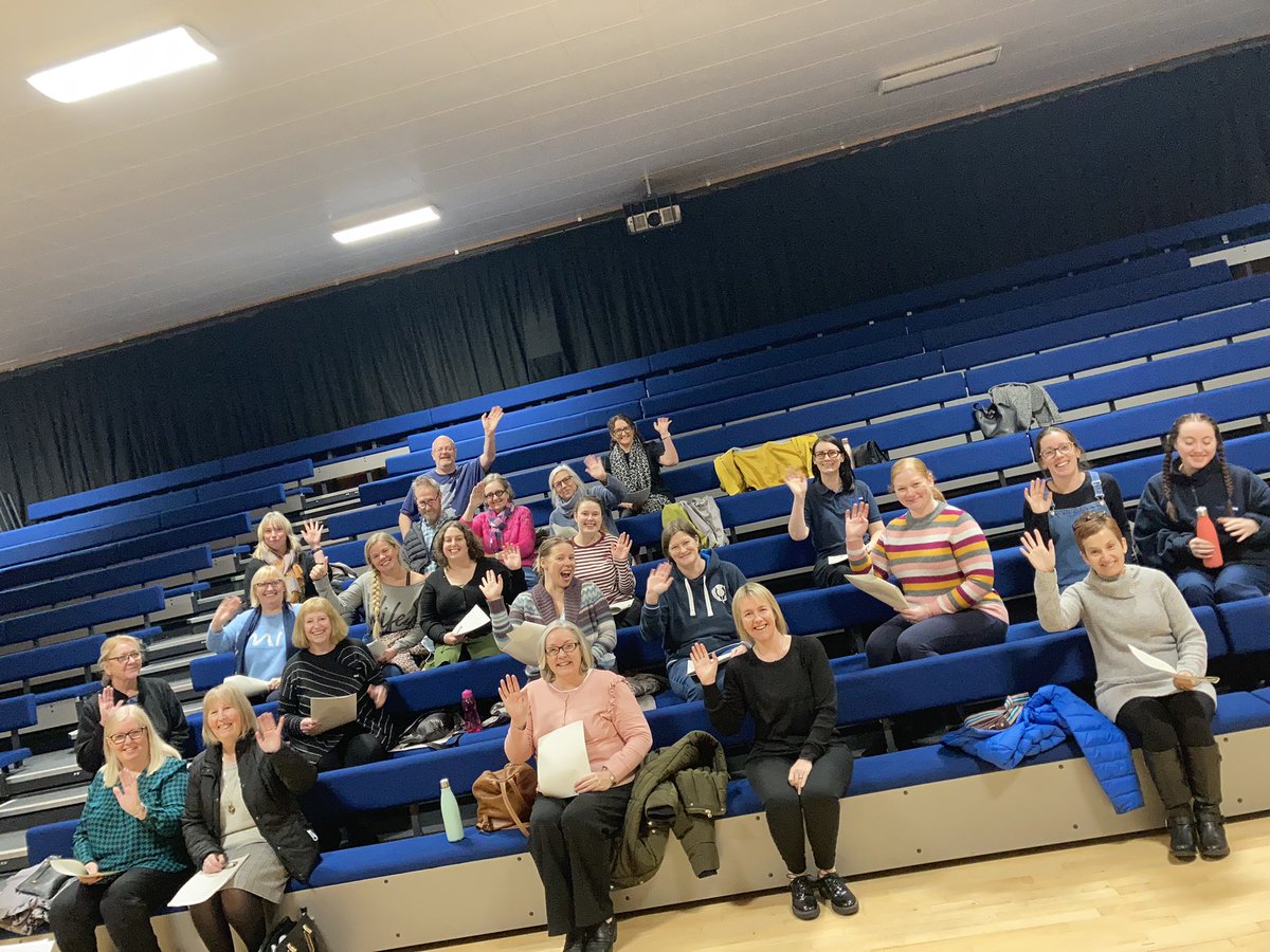 The inaugural session of our very own choir! 🎼 <a href="/HWBGateshead/">Balance - Occupational Health and Wellbeing</a> #singingforhealth