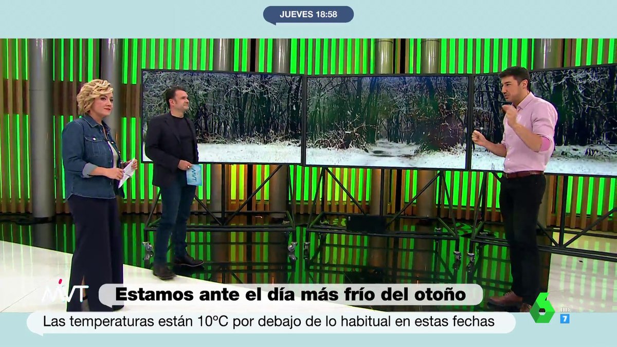 MVTARDE's tweet photo. 🔴 @fcocachometeo nos trae ya la actualidad meteorológica, marcada hoy por el frío y la nieve que todavía nos acompañarán durante unos días más. ▶ #MVTMeteo https://t.co/YmoU31Wx17 https://t.co/1AyrmBVucr