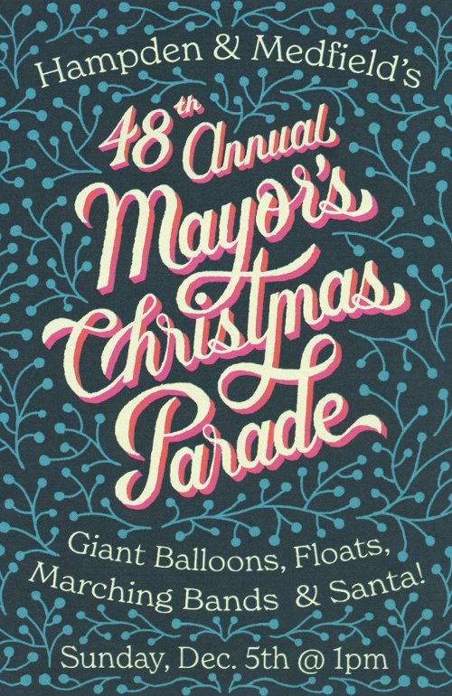 ShopHampden's tweet photo. The 48th Annual Mayor's Christmas Parade is Dec 5th! https://t.co/fwLKWTvLug