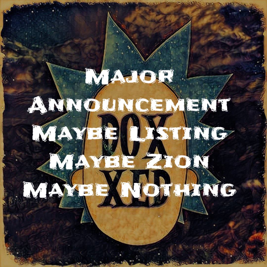 Littlecrypto02's tweet photo. Something big is coming today...what could it be?!?! Come check us out to find out!! @RickMortyDoxxed #DOXXEDARMY #RMMYSTERY https://t.co/U5CE91MXJ8