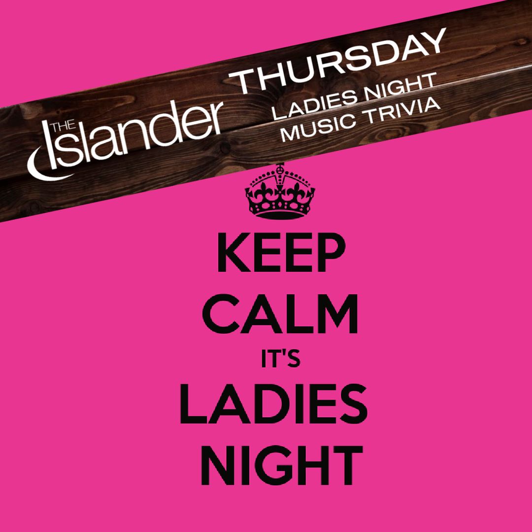 TheIslanderCLE's tweet photo. Thursday Night is Ladies Night #AtTheIslander
🍷 $2 White Claws
🍸 $3 Ketel One &amp; Ketel One Botanical
🥃 $4 Crown Royal
❓ Music Trivia 8:00 PM • Keep the cup
.
.
.
#ladiesnight #triviathursday #drinkspecials #musictrivia #cleveland #localbar https://t.co/DkfgSVF4xP