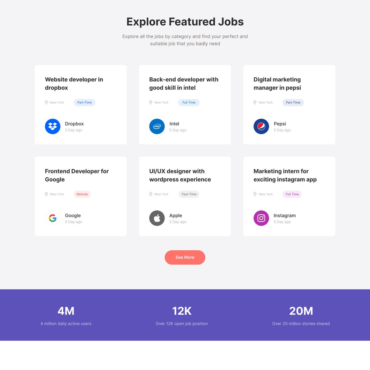 UiInside's tweet photo. WorkUp Job Portal Landing Page 
Download:https://t.co/606IzPVKxN

Lifetime Access only 99$ for 15000+ Design Resources. 

USE: Coupon " kib-10 " for 10% off

#landingpagedesign #uiux #uiuxdesign #Sarver  #jobportalpage #landingpage #webtemplate #jobwebsite #uihutcouponcode #ui https://t.co/n9TmY7370p