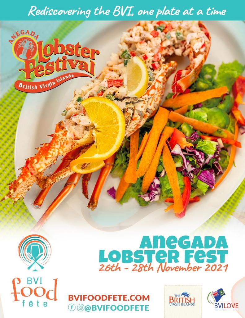 SAVE THE DATES❗ The most anticipated BVI FOOD FETE event is almost here! A weekend packed with fun, friends and BVI flavour. The Anegada Lobster Fest is the treat you need! 

#bvi #britishvirginislands #bvifoodfete #ALF2021 #anegadalobsterfest #lobsterfestival #OURBVI #BVILove