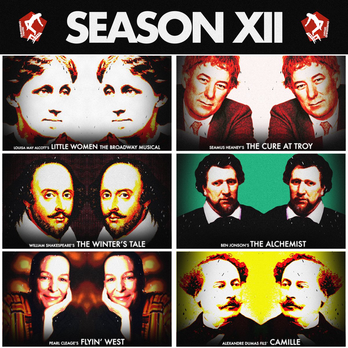 ANNOUNCING SEASON XII!

After over a year of lockdown, the wait is finally over. This year, Quintessence presents six epic classics, in person! Check out the full season at qtgrep.org/seasonxii. 

We can’t wait to see you at the Sedgwick.