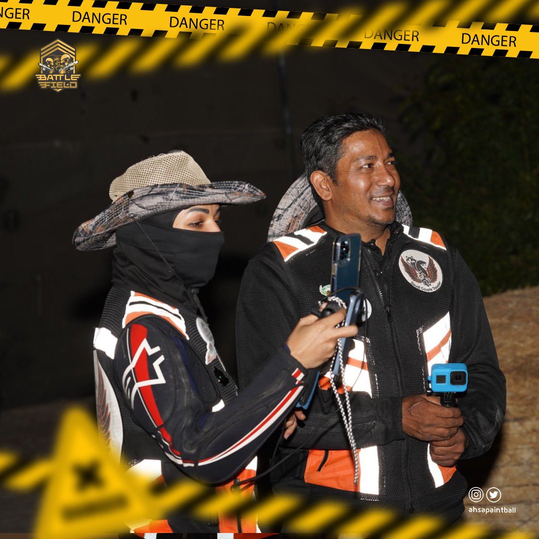 ahsapaintball's tweet photo. سعدنا بزيارة الرحالة السعودية الزوجين 🔫♥️  
نورتونا 😍
#بينتبول_الاحساء https://t.co/R37iDZTOTV