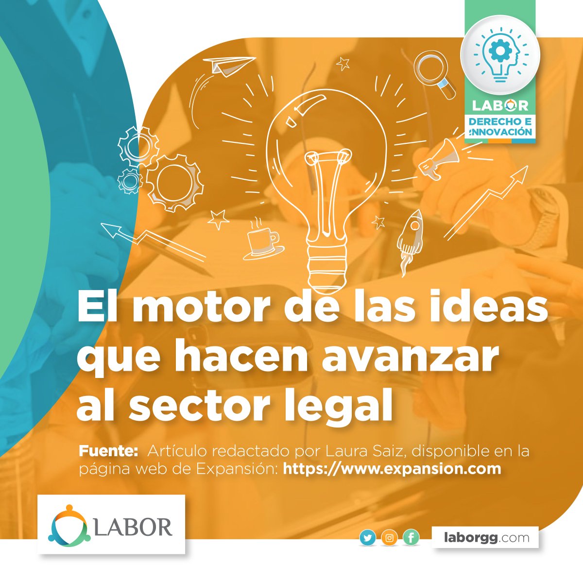 ¿Sabías que la #innovación está convirtiéndose en el objetivo de muchas firmas legales? Este fenómeno es descrito en este interesante artículo de <a href="/expansioncom/">expansioncom</a> >> bit.ly/2ZR7tus.

¡Puedes leer un resumen con los aspectos más importantes del artículo en este hilo!
