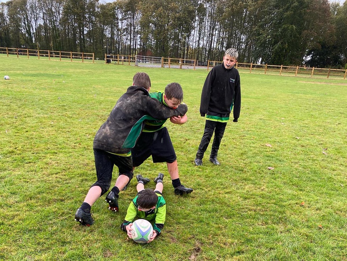 BHS_PEDept's tweet photo. Another excellent although extremely wet rugby day @NorthWalshamRFC . A morning of coaching followed by 6 inter-school fixtures. 4 wins, 1 draw and 1 defeat. Great credit to all boys in awful conditions. BHOA player of the day - Jackson. https://t.co/uOirL5QGEv