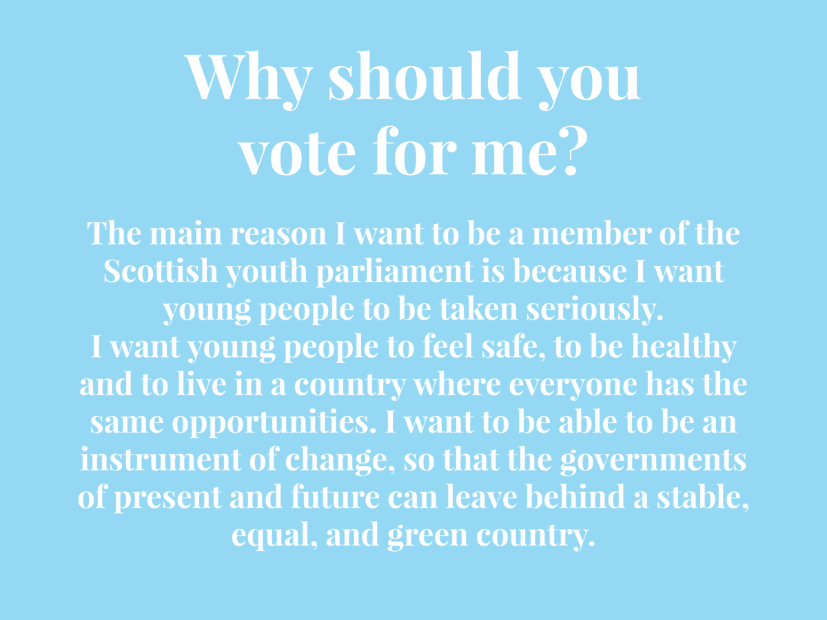 danielmolloy06's tweet photo. Why should you vote for Daniel this November?
@allsaintsrcsec @springburnacad @StAndrewsRCSec @EastbankAcademy @LochendHigh
#SYPElections2021 #VoteforDaniel https://t.co/RWzXvSF58I