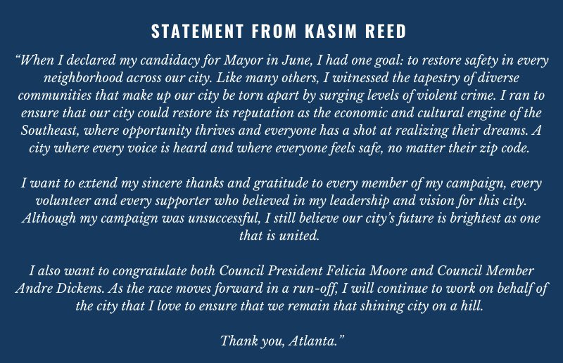 KasimReed's tweet image. Thank you, Atlanta.