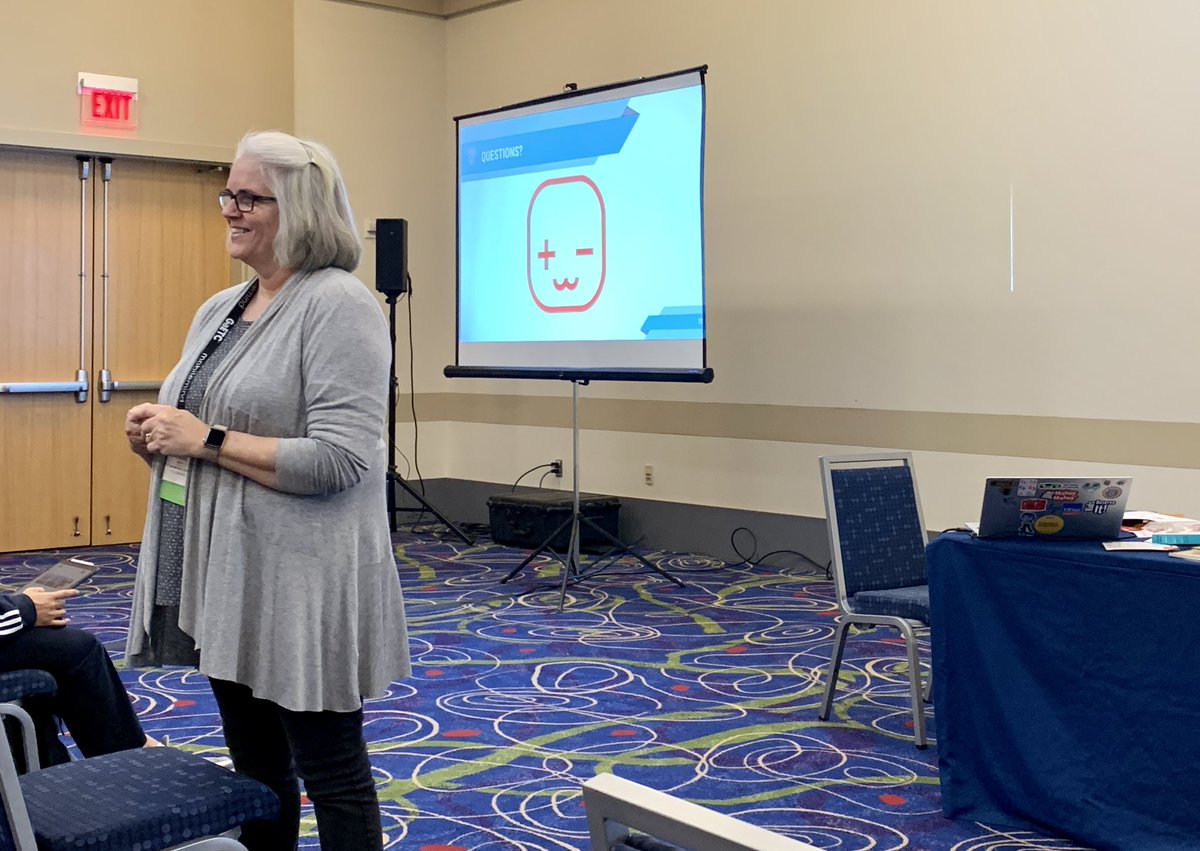 Chappanator's tweet photo. Kudos to my friend and CCPS coworker @ehlmstech for an awesome job inspiring teachers to try @chibitronics in their classrooms!!!! #ccpstech #GaETC21 #steminthemiddle https://t.co/aGTcmTGOO0