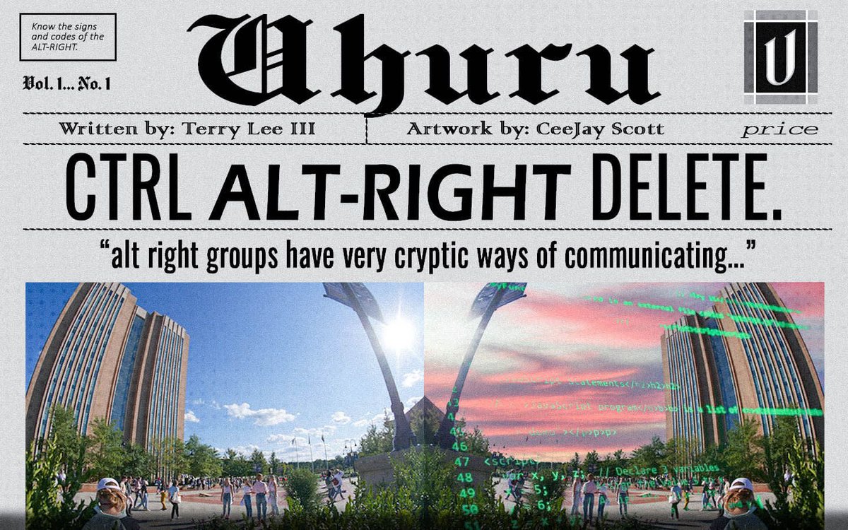 In our new article, Terry Lee III talks about The Language of the Alt Right and how it can be dangerously cryptic. It was also portrayed through CeeJay Scott’s amazing illustration. Check it out on our website, link in bio!