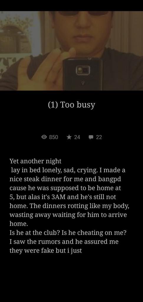 ughhip's tweet photo. Speaking of fanfics. This must be one of the funniest shit I’ve read https://t.co/JgTwlzRNQX