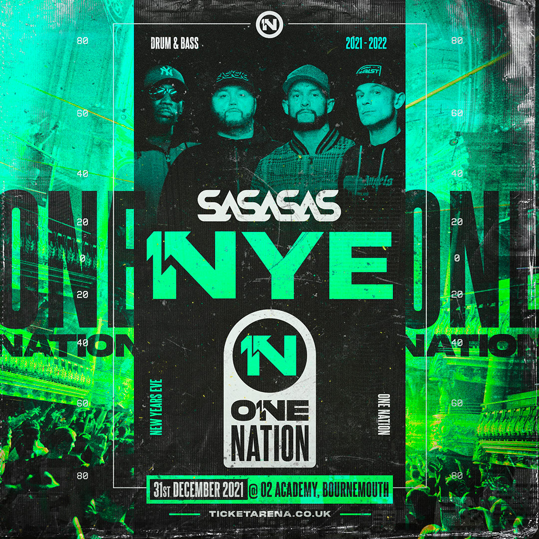 💥Boom💥 One Nation is back for NYE with SaSaSaS headlining the show🔥🔥🔥
This will sell out - it always does. Tickets available from: festicket.com/eventg.../onen…