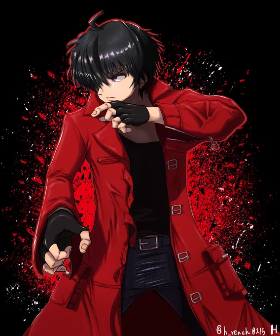 ※特訓メモ「10年前に描いた絵をリメイクする」当時描いた男性キャラをリメイクしてみました。自作したスパッタリングブラシも中々いい感じにハマってよかったですヽ(＇▽＇*リさてさて次回は女の子の見えない部分を描きます…(否センシティブ)#オリジナルキャラクター  