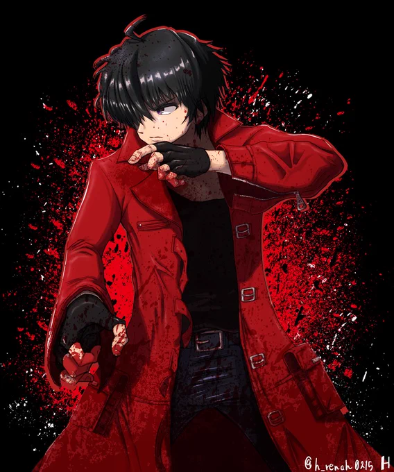 ※特訓メモ「10年前に描いた絵をリメイクする」当時描いた男性キャラをリメイクしてみました。自作したスパッタリングブラシも中々いい感じにハマってよかったですヽ(＇▽＇*リさてさて次回は女の子の見えない部分を描きます…(否センシティブ)#オリジナルキャラクター  